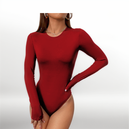 Long Sleeve Thong Bodysuit