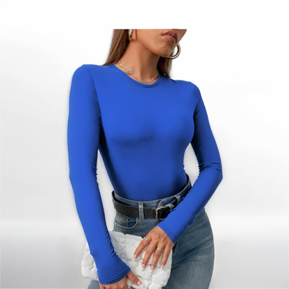 Long Sleeve Thong Bodysuit