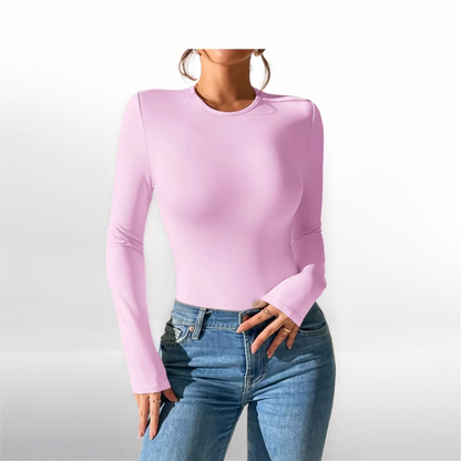 Long Sleeve Thong Bodysuit