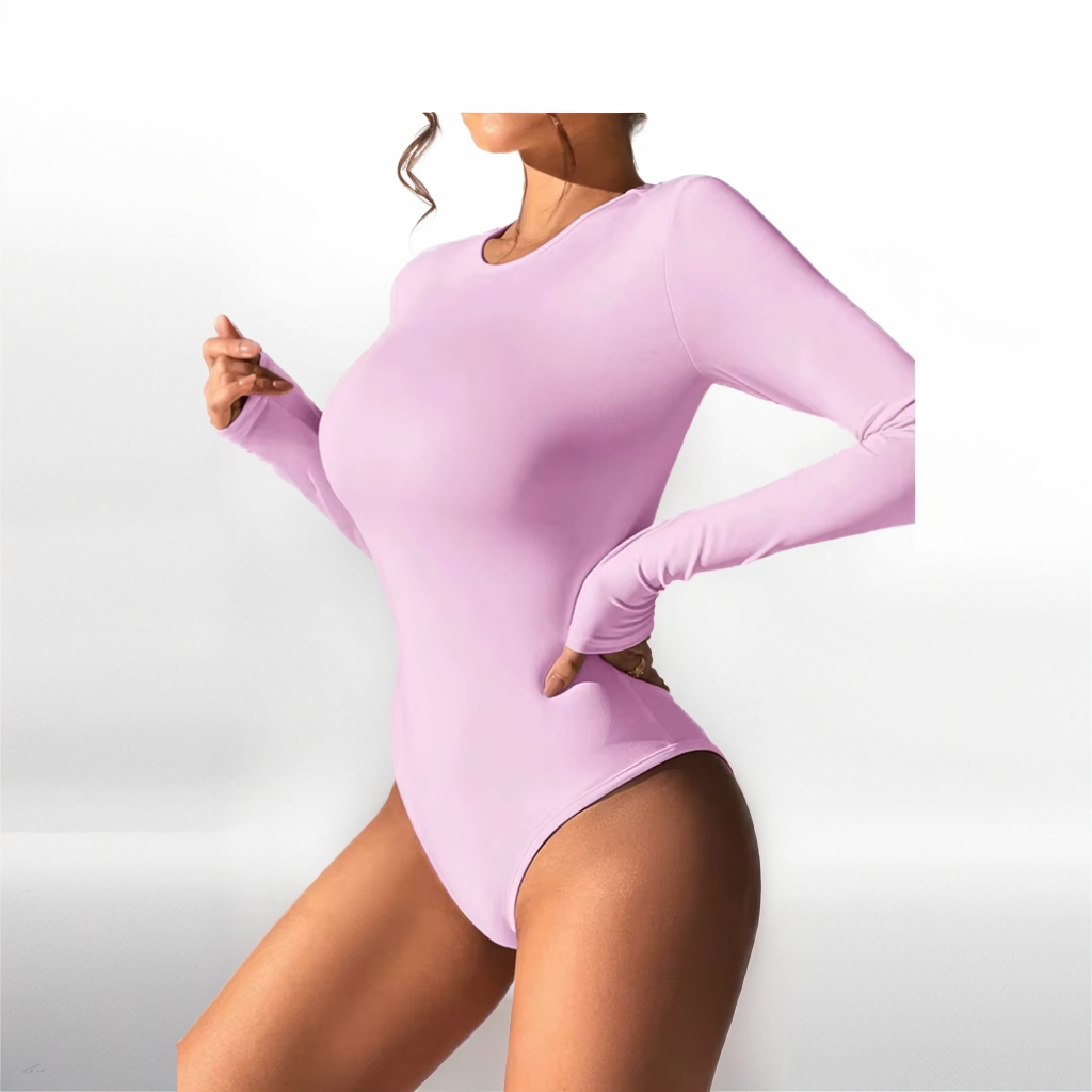 Long Sleeve Thong Bodysuit