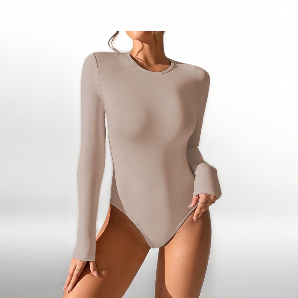 Long Sleeve Thong Bodysuit