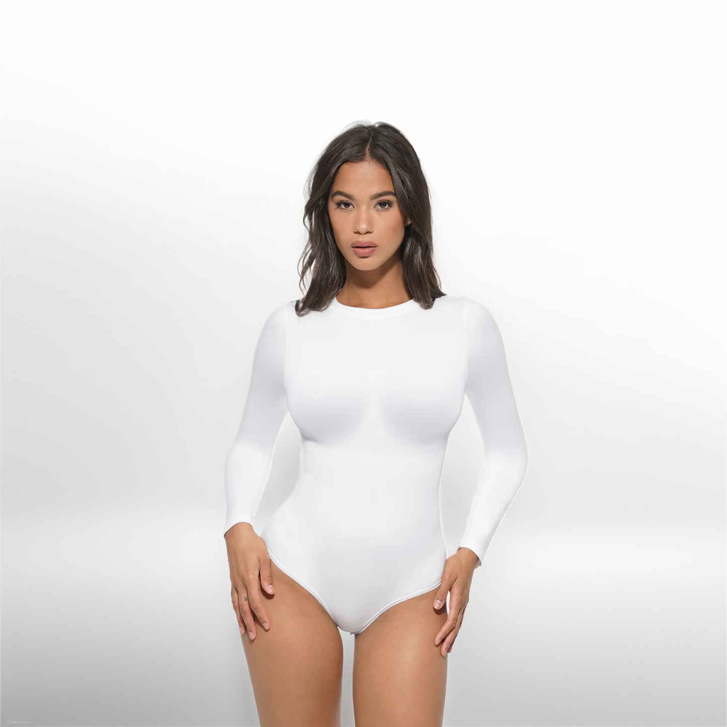 Long Sleeve Thong Bodysuit